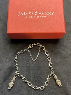 Pulsera James Avery Twist Charm con dijes 3d retirados para niño y niña. 13g Foto 1 de 4