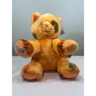 Build A Bear Vault Collection Pumpkin Kitty Cat Plush Orange Halloween - Image 1 of 4