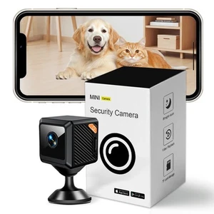 W02 Wireless 1080P HD WiFi Security Camera Outdoor Home Night Vision Mini Cam - Picture 1 of 12