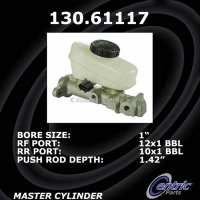 Cilindro maestro de freno centrado DAC para Ford Crown Victoria Mercury Grand Marquis Foto 1 de 3