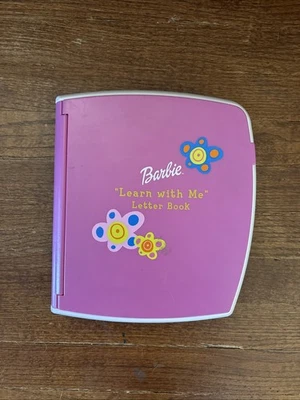 Barbie Mattel 2001 "Aprende conmigo libro de letras" letras, rimas, juguete ortográfico Foto 1 de 4