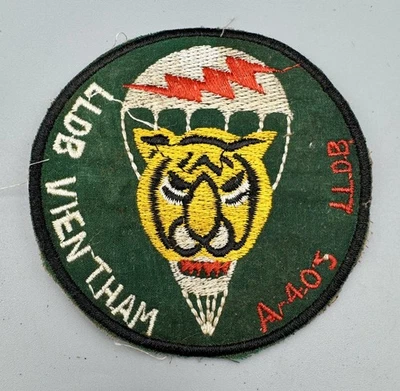 THEATER MADE VIETNAM PATCH - ARVN LLDB US SPECIAL FORCES 405 AIRBORNE TIGER #A11 - Image 1 of 3