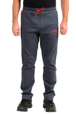 Pantalones deportivos Hugo Boss para hombre "Hadim" grises con estampado de logotipo Foto 1 de 4