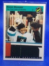 MANON RHEAUME - 1993 CLASSIC PRO PROSPECTS - CARD # 6 - ATLANTA KNIGHTS - IHL