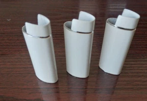 Mini Bic Lighter Holders - Metal in painted White finish- Set of 5 pieces - Picture 1 of 3