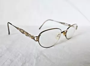 Vintage Jessica McClintock JMC115 Brille Brillengestell 51 19-135 mm Goldfarben - Bild 1 von 8
