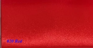 Solid Satin Fabric 58'' Wide 10/20/50/100y Wedding Crafts Decoration Silky Satin - Picture 1 of 43
