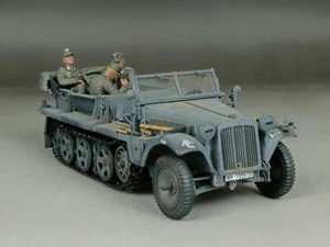 1/35 gebaut WWII German Sd.Kfz 10 Demag 7 1t Half Track German Grey Model - Bild 1 von 9