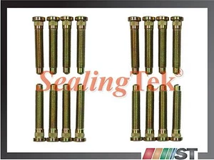 NEW Extended Length Wheel Stud Kit 16pcs for 4-lug wheel Honda Acura M12x1.5 RH - Picture 1 of 1