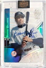 2022 Topps Archives Signature Series Bernie Williams On-Card Auto 1/1 Yankees