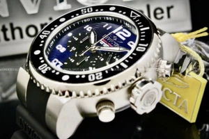 NEW Invicta Men's 52MM GRAND Pro Diver OCEAN VOYAGE BLUE Dial Chrono Strap Watch - Picture 1 of 8