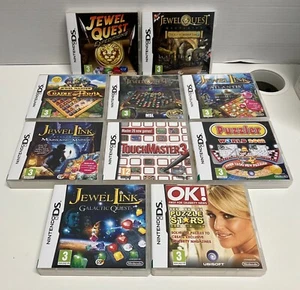 Juego de Rompecabezas Joblot Paquete Nintendo DS Reino Unido Jewel Quest Master Link x12 - Imagen 1 de 7