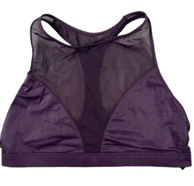 Sujetador deportivo Victoria Sport púrpura malla cuello alto espalda corredora talla pequeña para mujer’s Foto 1 de 4