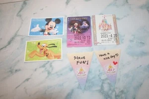 Tokyo Disney 40th Anniversary Used Tickets and Memorabilia Lot 6 - Picture 1 of 11