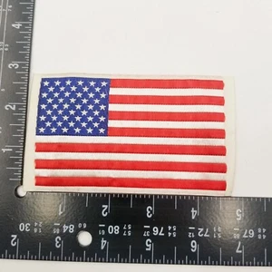 Vintage Embroidered United States Flag 3x5 US Sew On Patch - Picture 1 of 2