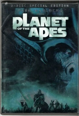 2001 - 2 DVD - PLANET OF THE APES - MARK WAHLBERG -  FREE SHIPPING - Image 1 of 2