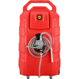 Fuel Caddy, 32 Gallon, Portable Fuel Storage Tank On-Wheels, Red - Picture 1 of 10