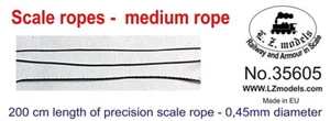 LZ Models Scale Ropes - Medium Rope (Length: 200cm, Diameter: 0.45mm) - Picture 1 of 1