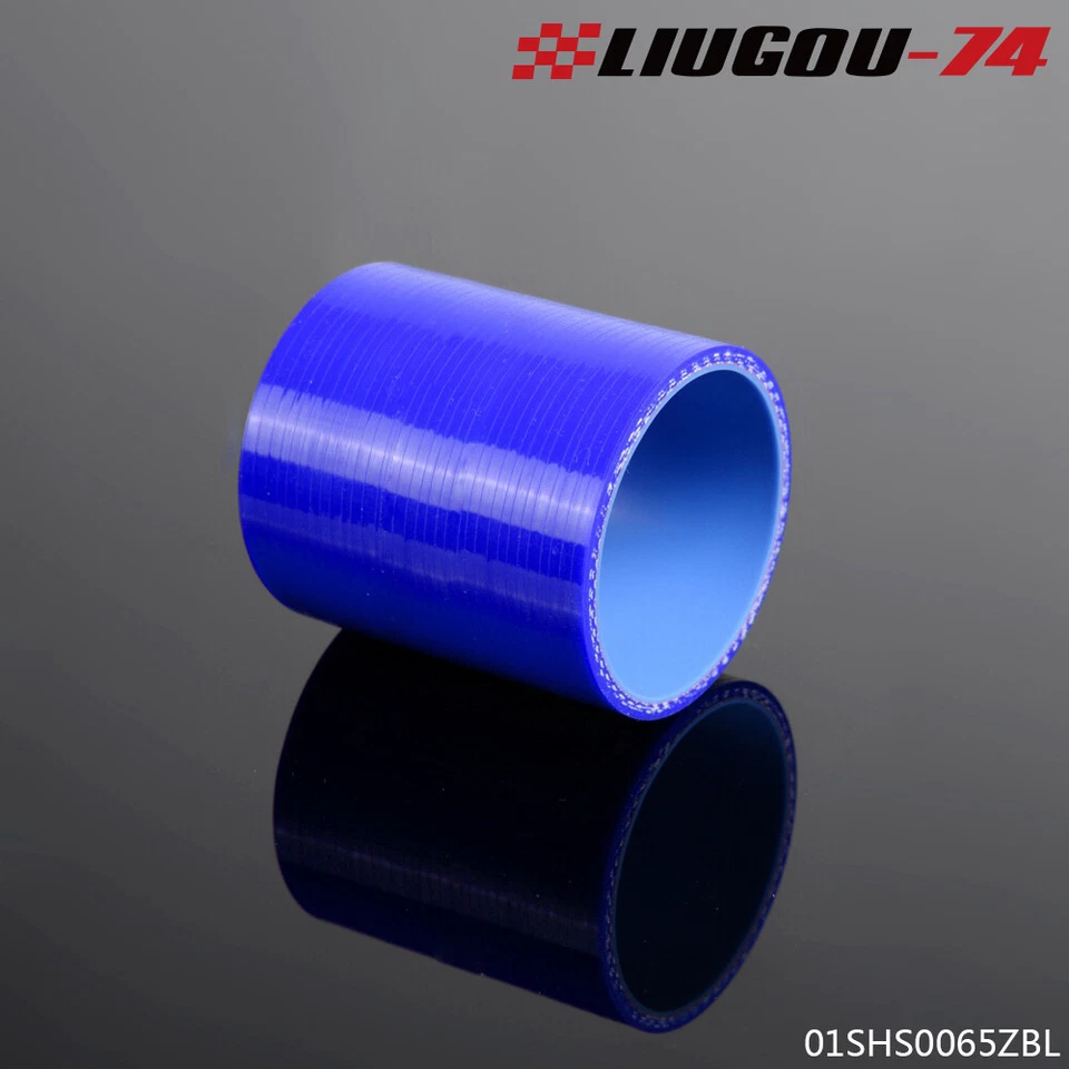 Ajuste para 2 9/16"-2 9/16" recto 65 mm manguera de silicona intercooler tubo acoplador Foto 1 de 4