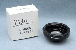 KIPON VIDEO EOS-C HALTERUNG ADAPTER FÜR CANON EOS EF OBJEKTIV AUF C-MOUNT KÖRPER - Bild 1 von 2