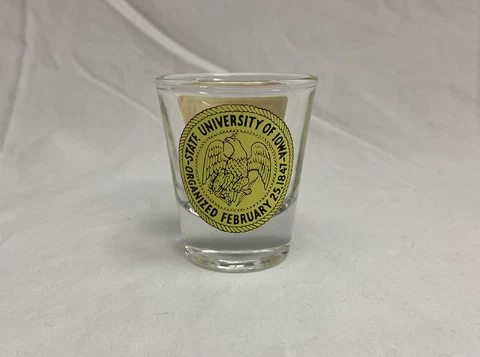 Vintage State University of Iowa Shot Glass Collegiate Licensed Product Cover
