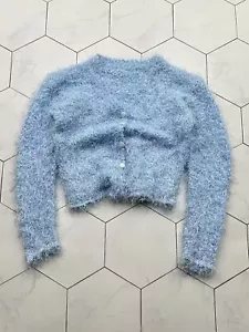 Vintage Mohair Cropped Cardigan Women’s Size S - Picture 1 of 6