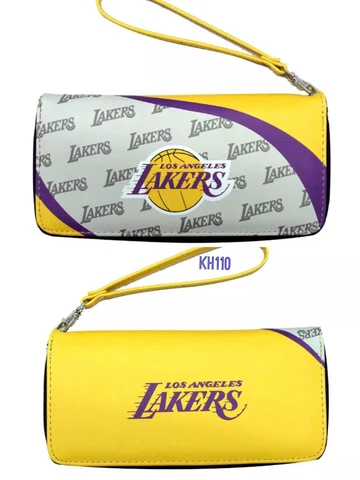 Los Angeles Lakers NBA Curve Zip Organizer Ladies Wallet Cover