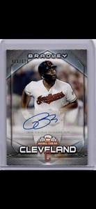 2020 Topps National Baseball Card Day Bobby Bradley Autograph #406/675