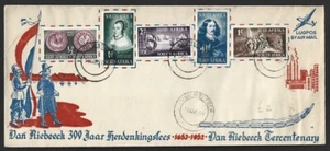 Sudáfrica 1952 Van Riebeeck Tercentenario Van Riebeck (ciudad) FDC - Imagen 1 de 2