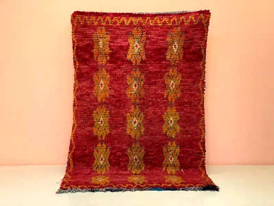 Handmade Wool Runner Rug Farmhouse Area Rug Solid Modern Entryway Carpet 5x7. 5' - Image 1 of 4