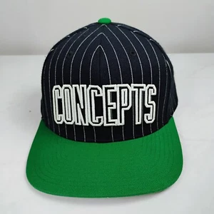 CONCEPTS Pinstripe Snapback Hat Cap - Picture 1 of 8