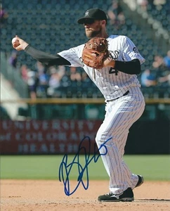Autographed  8x10 BEN PAULSEN Colorado Rockies  photo - COA  - Picture 1 of 1