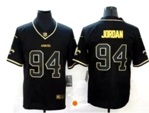 Maglia New Orleans Saints NFL Cameron Jordan Golden Edition Vapor intoccabile - Foto 1 di 2