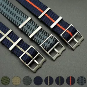 Cinturino per orologio WJB Premium stile Tudor nylon twill passaggio singolo - colori disponibili - Foto 1 di 26