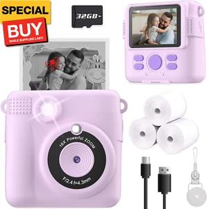 Instant Print Camera for Kids, Christmas Birthday Gifts for Girls Boys, HD Digit - Picture 1 of 7