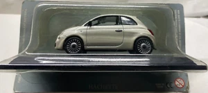 FIAT Nuova 500 2007 BIANCO PERLATO Die Cast Hachette 1/43 - Foto 1 di 2