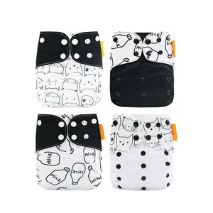 4PCS Cloth Diaper Washable Reusable Stretchable Cloth Pocket Diapers M8M4 - Picture 1 of 8