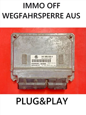 IMMO OFF / Plug&Play Skoda Fabia I 1.4 MPI ECU 047906033A 5WP44193 FAST COURI - Immagine 1 di 4
