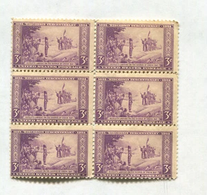 US BRIEFMARKEN SC739 5c WI DISCOVERY 300TH ANNIVERSAY VIOLET (D582) POSTFRISCH PB - Bild 1 von 2