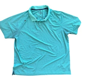 Rhone Polo Shirt Mens Large Mint Pique Commuter Stretch Short Sleeve XL Golf - Picture 1 of 6