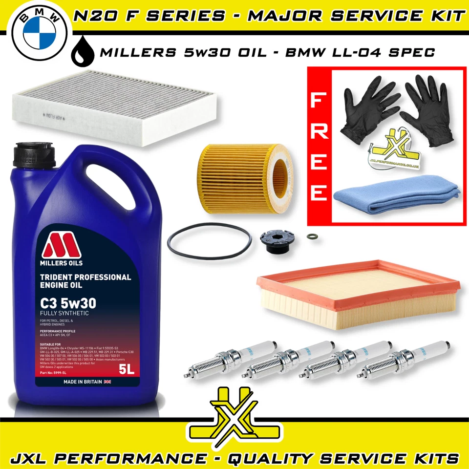 BMW 125i F20 F21 220/228i F22 F23 N20 servicio principal + enchufes - aceite Millers 5w30 Foto 1 de 1