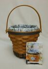 Longaberger 1999 May Series Daisy Basket with Liner, Protector and Certificate