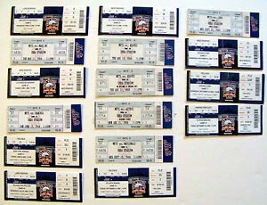 New York Mets Full Ticket Stubs 2008 FINAL YEAR at Shea Stadium. PICK ONE
