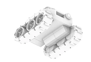 3D Printed 1/72 Unmanned Combat Vehicle Reconnaissance Vehicle 2 Vehicle Plain - Picture 1 of 3