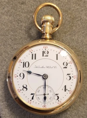 Reloj Bolsillo Ferrocarril Hamilton "940" 1905 Excelente y Funcionamiento. Foto 1 de 4