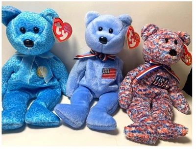 Vintage Beanie Babies set of three - Image 1 of 4