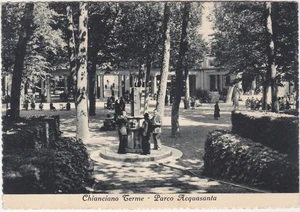 CHIANCIANO TERME - SIENA - PARCO ACQUASANTA - VIAGG. 1951 -30351- - Picture 1 of 1