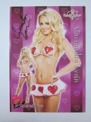 BENCHWARMER CASSANDRA LYNN VALENTINE 2012 PROMO AUTOGRAPH CARD AUTO - Image 1 of 2