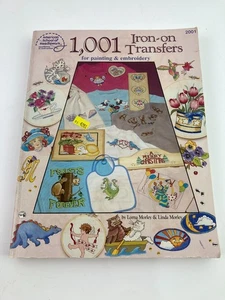 1001 Iron-on Transfers Painting Embroidery Needlepoint Cross Stitch Pattern 1991 - Picture 1 of 9
