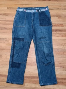 Jeans Anthropologie Pilcro donna blu denim taglia 32 vestibilità regolare svasato bootcut - Foto 1 di 10